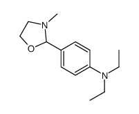 N,N-diethyl-4-(3-methyl-1,3-oxazolidin-2-yl)aniline结构式