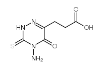 3-(4-氨基-5-氧代-3-硫氧代-2,3,4,5-四氢-1,2,4-噻嗪)酸结构式