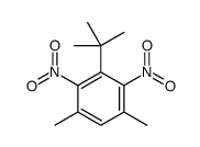 5-tert-butyl-4,6-dinitro-m-xylene结构式