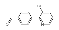 4-(3-Chloropyridin-2-yl)benzaldehyde Structure