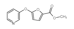 METHYL 5-(3-PYRIDINYLOXY)-2-FUROATE structure
