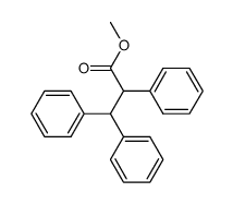 methyl 2,3,3-triphenylpropanoate结构式