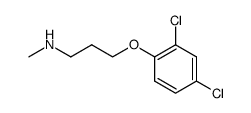 N-methyl-3-(2,4-dichlorophenoxy)propylamine Structure