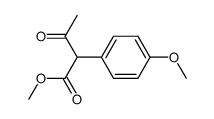 methyl 2-(4-methoxyphenyl)-3-oxobutanoate Structure