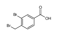 3-bromo-4-(bromomethyl)benzoic acid structure