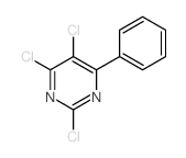 2,4,5-trichloro-6-phenyl-pyrimidine Structure