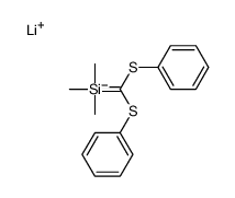 lithium,bis(phenylsulfanyl)methyl-trimethylsilane结构式
