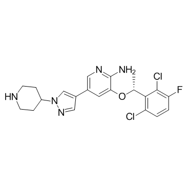 Crizotinib (PF-02341066) structure