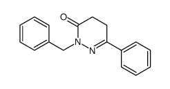 2-BENZYL-6-PHENYL-4,5-DIHYDROPYRIDAZIN-3(2H)-ONE Structure