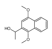 1,4-dimethoxy-2-(1-hydroxyethyl)naphthalene结构式