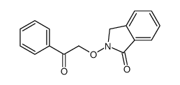 2-phenacyloxy-3H-isoindol-1-one结构式