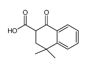 1,2-dihydro-4,4-dimethyl-1-oxo-2-naphthalenecarboxylic acid结构式