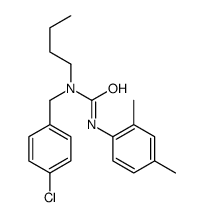 1-butyl-1-[(4-chlorophenyl)methyl]-3-(2,4-dimethylphenyl)urea Structure