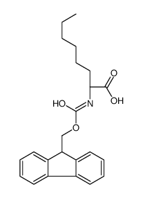 (S)-2-(((9H-氟仑-9-基)甲氧基)羰基)氨基)辛酸结构式