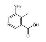 5-Amino-4-methyl-nicotinic acid Structure
