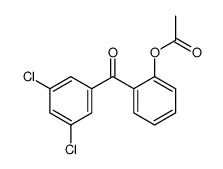 2-ACETOXY-3',5'-DICHLOROBENZOPHENONE结构式