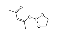 4-(1,3,2-dioxaphospholan-2-yloxy)pent-3-en-2-one Structure