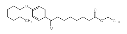 ETHYL 8-(4-HEPTYLOXYPHENYL)-8-OXOOCTANOATE结构式