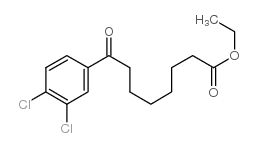 ethyl 8-(3,4-dichlorophenyl)-8-oxooctanoate结构式