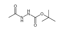 Hydrazinecarboxylic acid, 2-acetyl-, 1,1-dimethylethyl ester (9CI)结构式