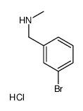N-甲基-3-溴苄胺盐酸盐结构式
