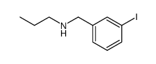N-(3-IODOPHENYLMETHYL)PROPYLAMINE结构式