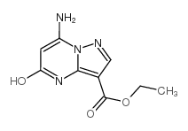 7-氨基-5-羟基吡唑并[1,5-a]嘧啶-3-羧酸乙酯结构式