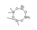 2,2,4,4-tetramethyl-1,3,5,7,2,4,6,8-tetraoxatetrasilocane Structure