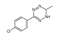 3-(4-chlorophenyl)-6-methyl-1,6-dihydro-1,2,4,5-tetrazine Structure