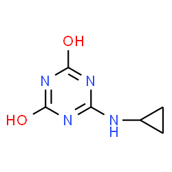 N-环丙基氰尿酰胺结构式