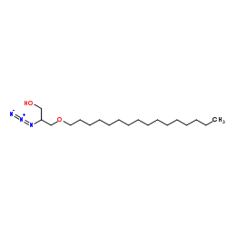 (+/-)-2-Azido-2-desoxy-3-O-hexadecylglycerol Structure