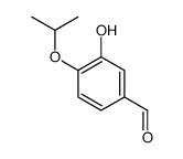 3-hydroxy-4-propan-2-yloxybenzaldehyde Structure