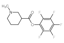 五氟－1-甲基哌啶-3-羧酸苯酯结构式