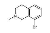 8-Bromo-2-methyl-1,2,3,4-tetrahydro-isoquinoline Structure
