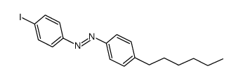 (E)-1-(4-hexylphenyl)-2-(4-methoxyphenyl)diazene Structure