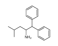 2-amino-4-methyl-1,1-diphenylpentane Structure