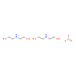 bis[bis(2-hydroxyethyl)ammonium] sulphite Structure