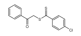 2-oxo-2-phenylethyl 4-chlorobenzodithioate结构式