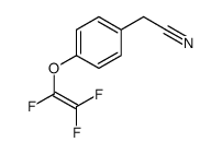 2-[4-(1,2,2-trifluoroethenoxy)phenyl]acetonitrile Structure