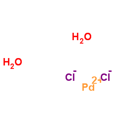 Palladium chloride dihydrate Structure