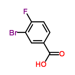 3-溴-4-氟苯甲酸结构式