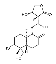 12(R),13(R)-12-hydroxyandrographolide结构式
