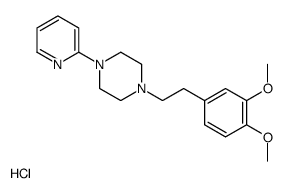 1-[2-(3,4-dimethoxyphenyl)ethyl]-4-pyridin-2-yl-piperazine hydrochlori de Structure