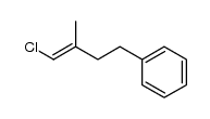 1-chloro-2-methyl-4-phenylbut-1-ene Structure