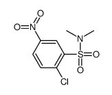 2-chloro-N,N-dimethyl-5-nitrobenzenesulfonamide Structure