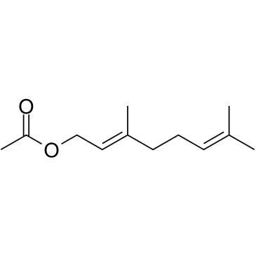 acetic acid geranyl ester Structure