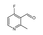 4-fluoro-2-methylpyridine-3-carbaldehyde Structure