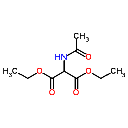 Diethyl acetamidomalonate Structure
