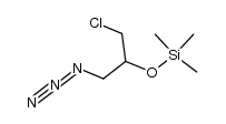 1-azido-2-trimethylsilyloxy-3-chloro propane Structure