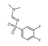 N'-((3,4-difluorophenyl)sulfonyl)-N,N-dimethylformimidamide Structure
